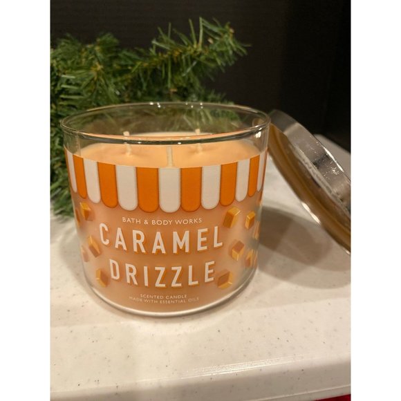 Bath & Body Works Accents Bath Body Works Caramel Drizzle 3 Wick